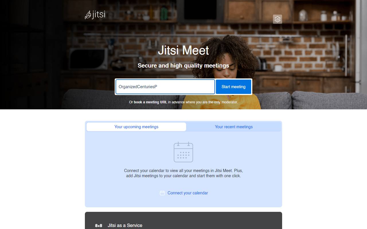 Screenshot of Jitsi Meet — popular alternative to Zoom Pro
